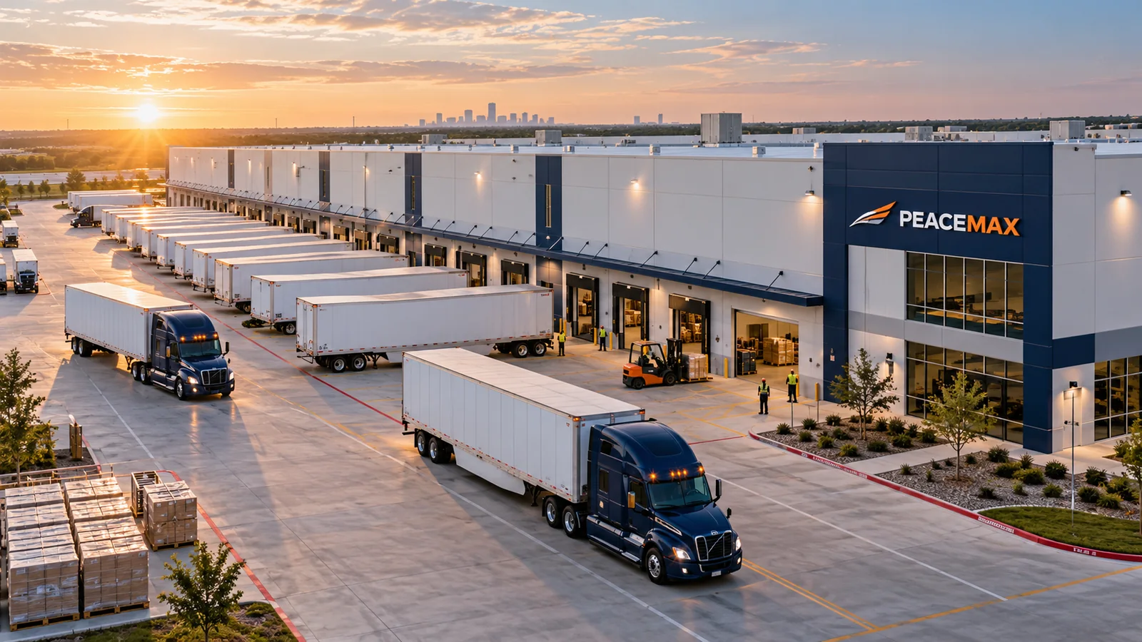 Warehouse distribution centers — proposed facility concept
