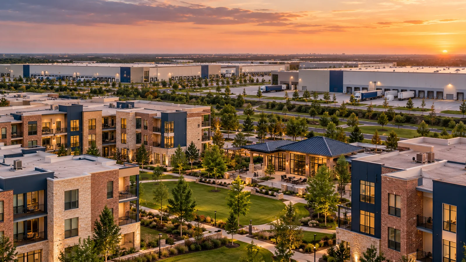Warehouse & apartment ownership — proposed facility concept
