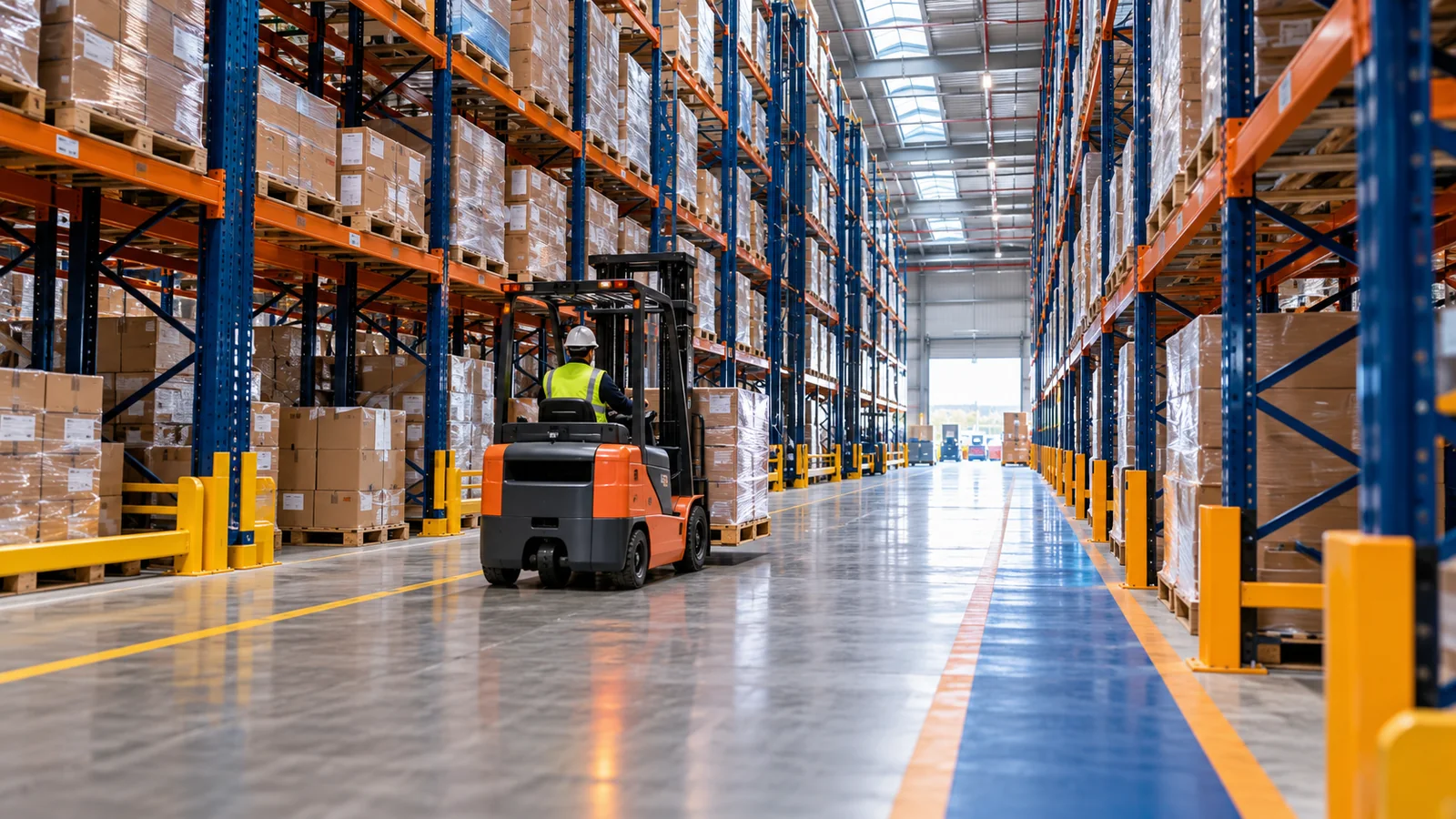 Warehouse storage centers — AI-generated proposed operation